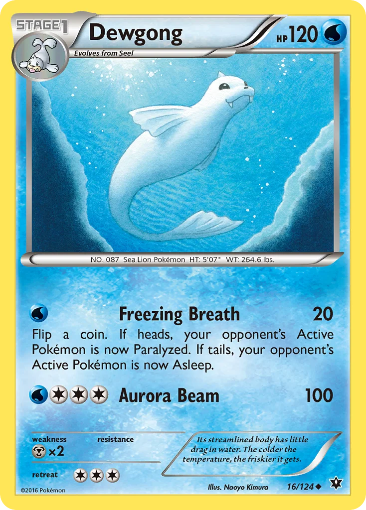 Dewgong Pokemon card