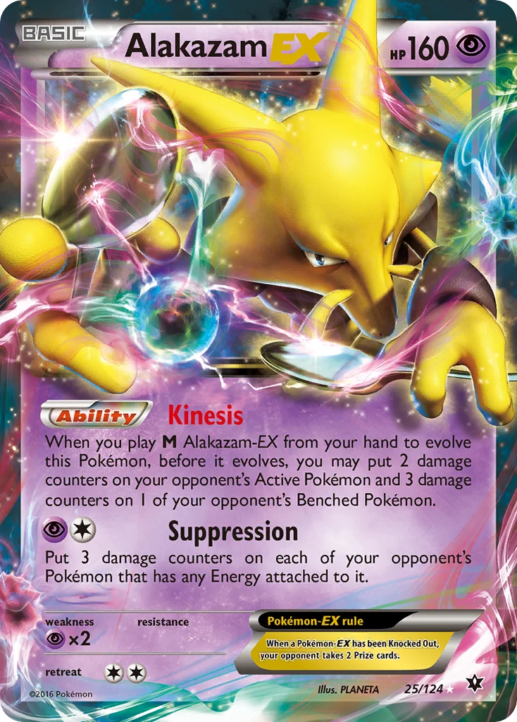 Alakazam-EX Pokemon card