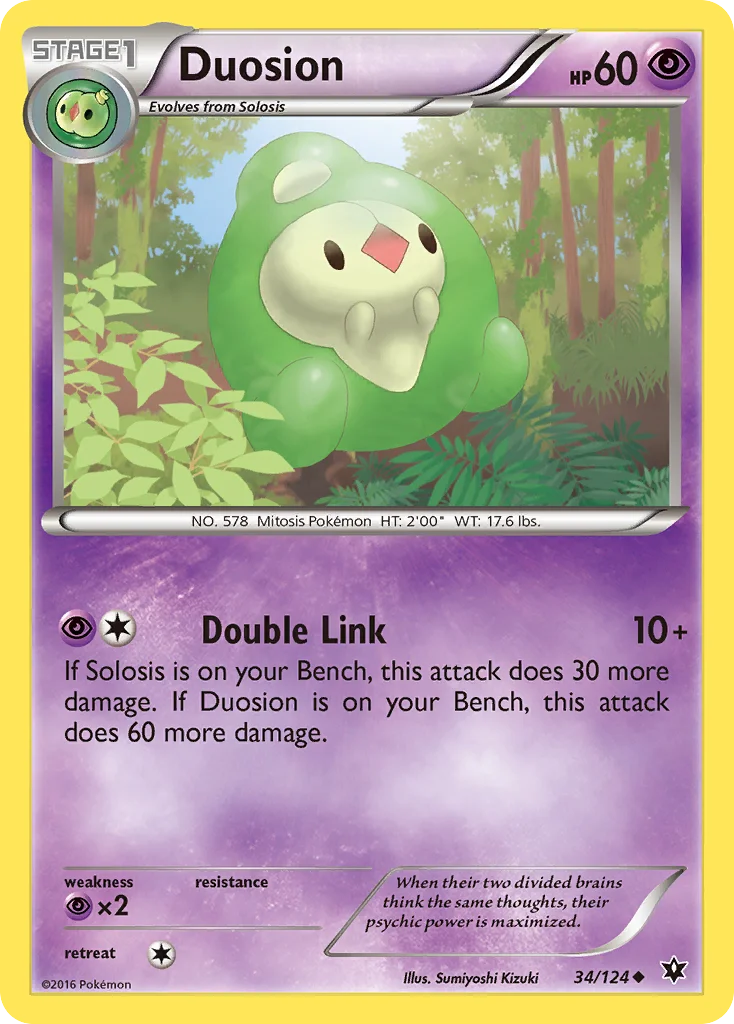 Duosion Pokemon card