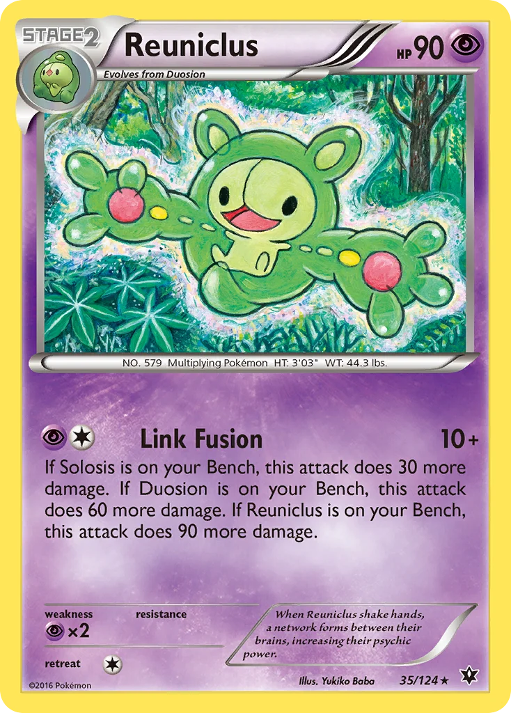 Reuniclus Pokemon card