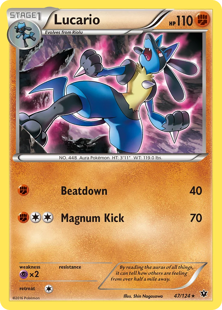 Lucario Pokemon card