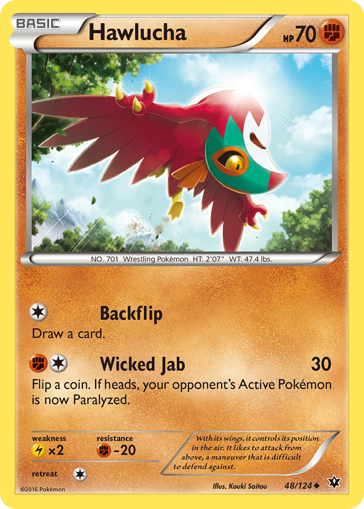 Hawlucha Pokemon card
