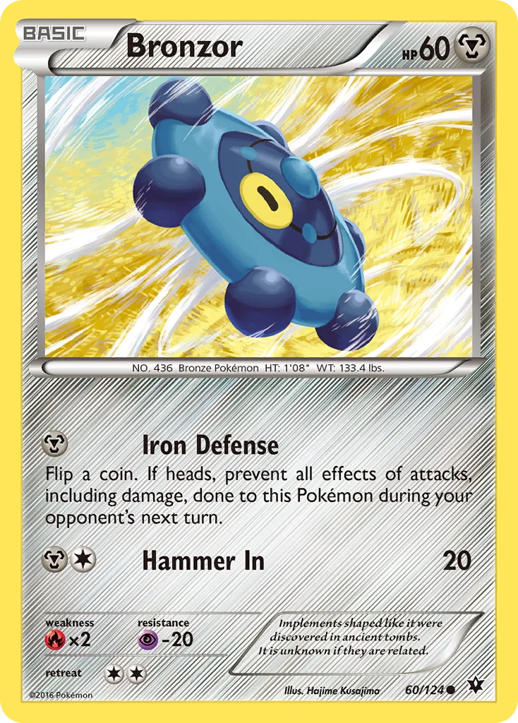Bronzor Pokemon card