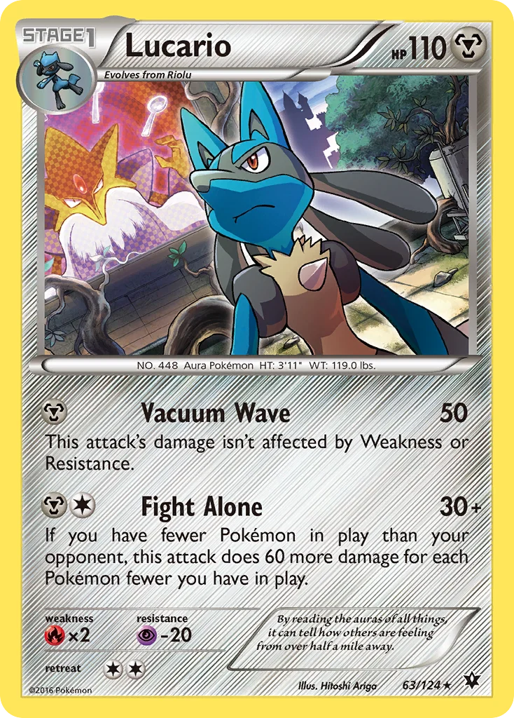 Lucario Pokemon card