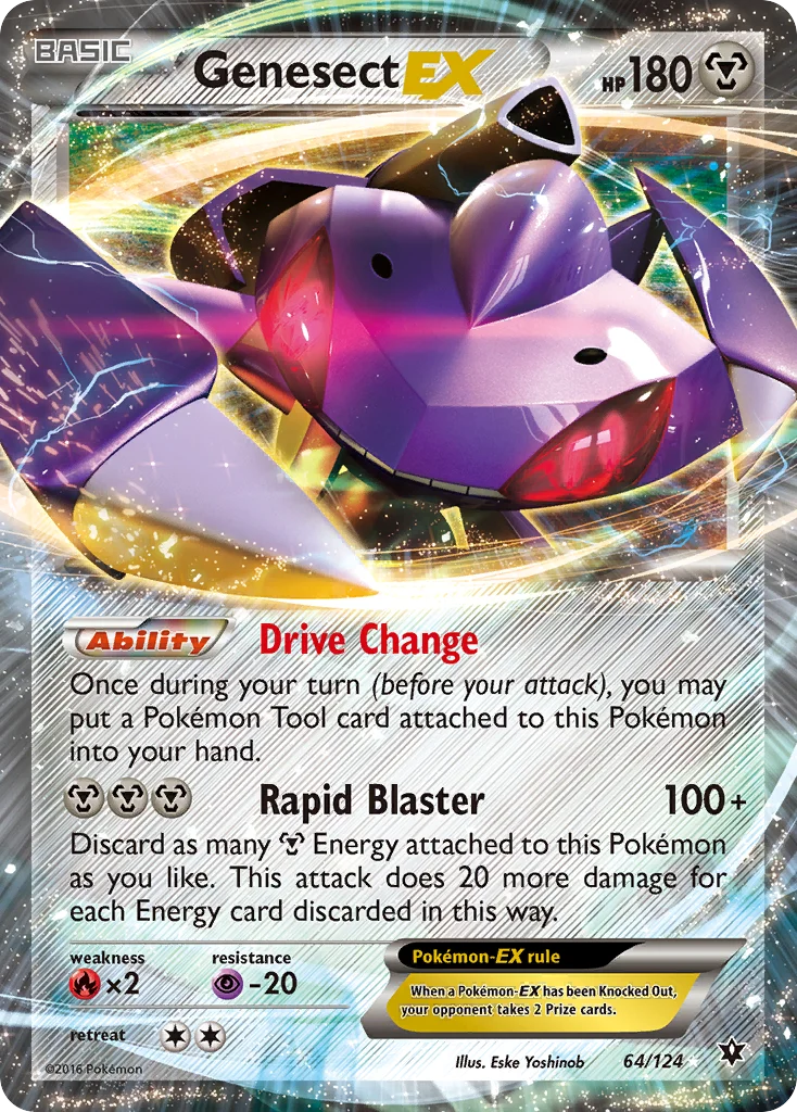 Genesect-EX Pokemon card