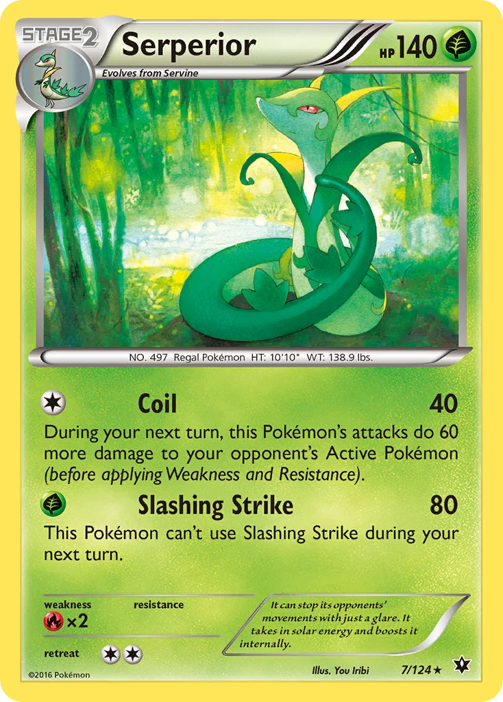 Serperior Pokemon card