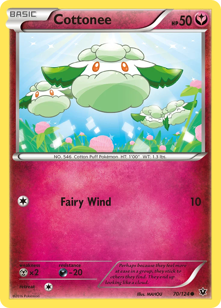 Cottonee Pokemon card