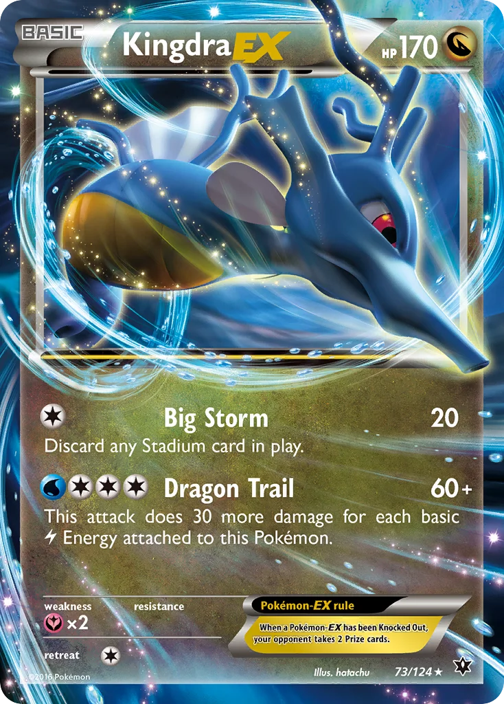 Kingdra-EX Pokemon card