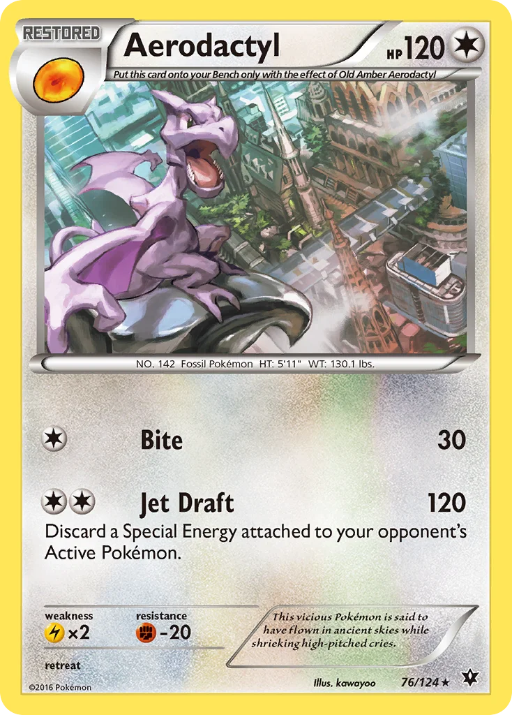 Aerodactyl Pokemon card