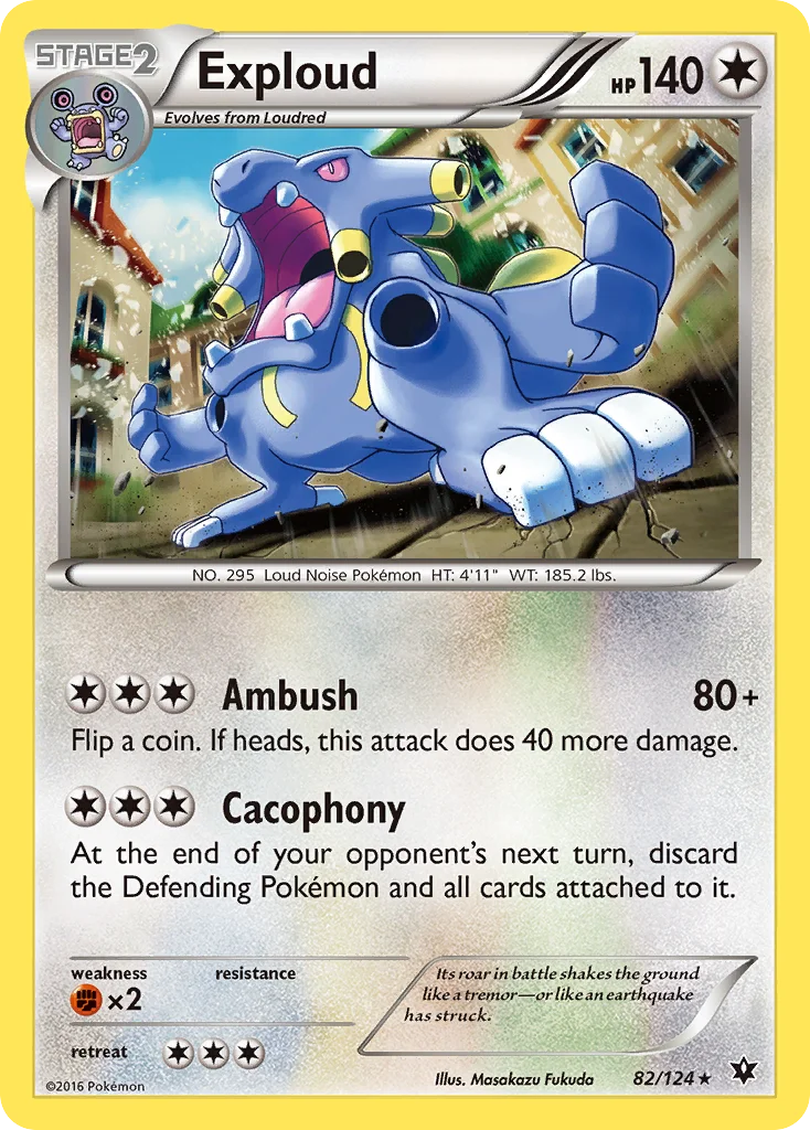 Exploud Pokemon card