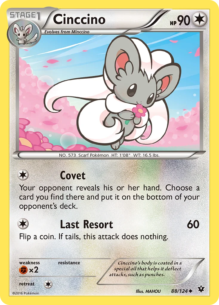 Cinccino Pokemon card