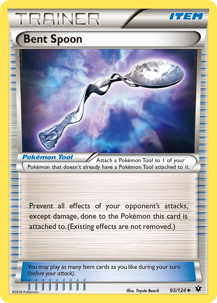 Bent Spoon Pokemon card