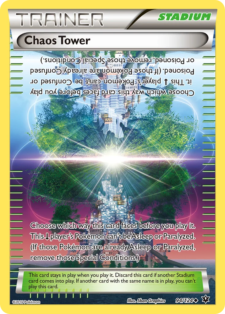 Chaos Tower Pokemon card