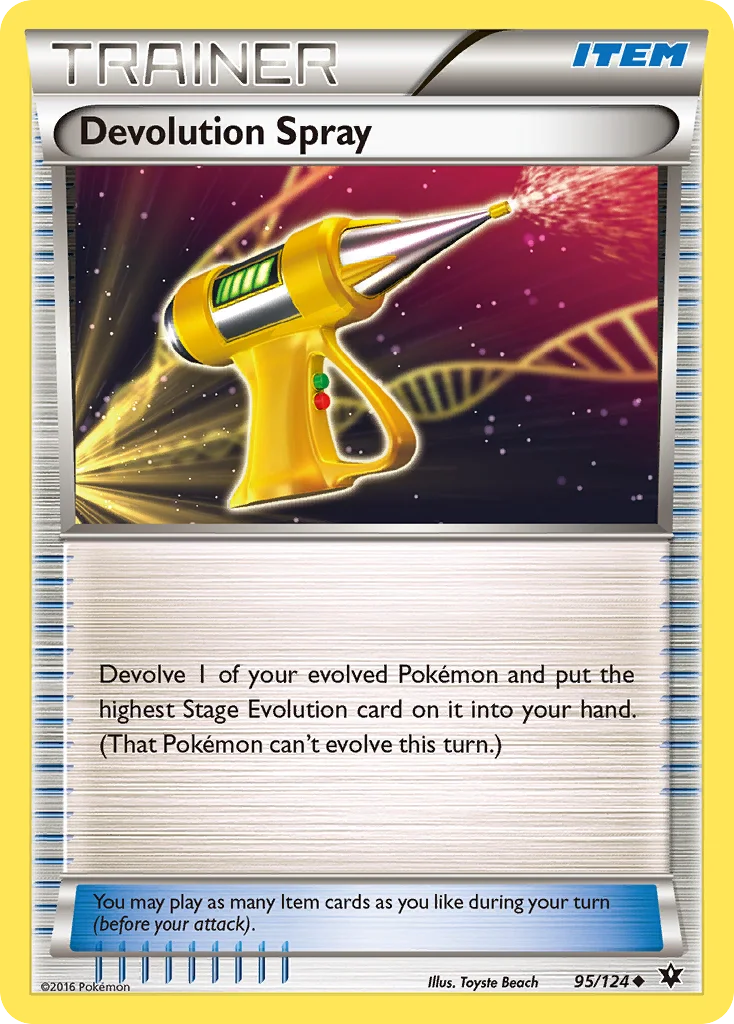 Devolution Spray Pokemon card