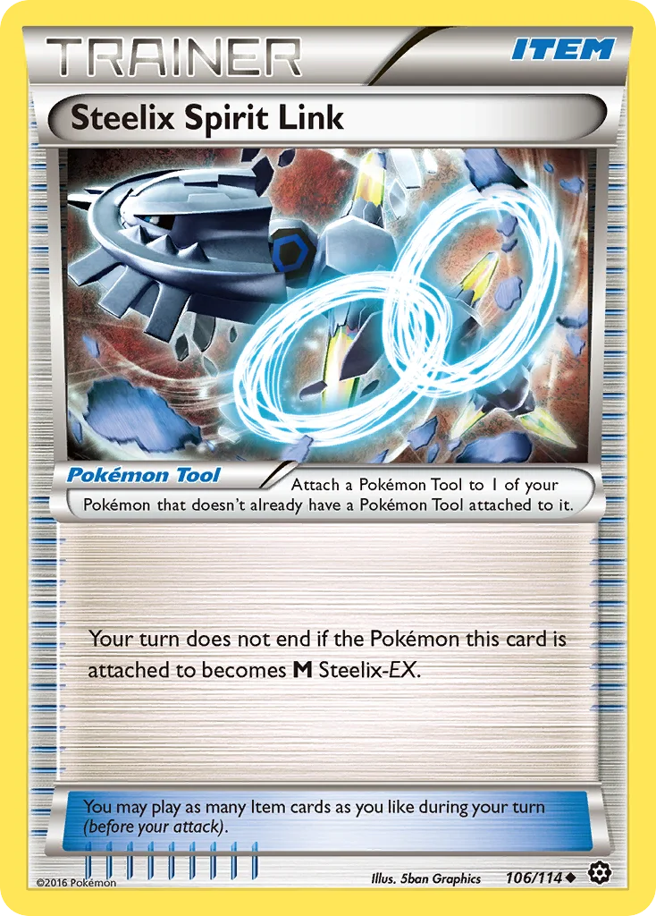 Steelix Spirit Link Pokemon card