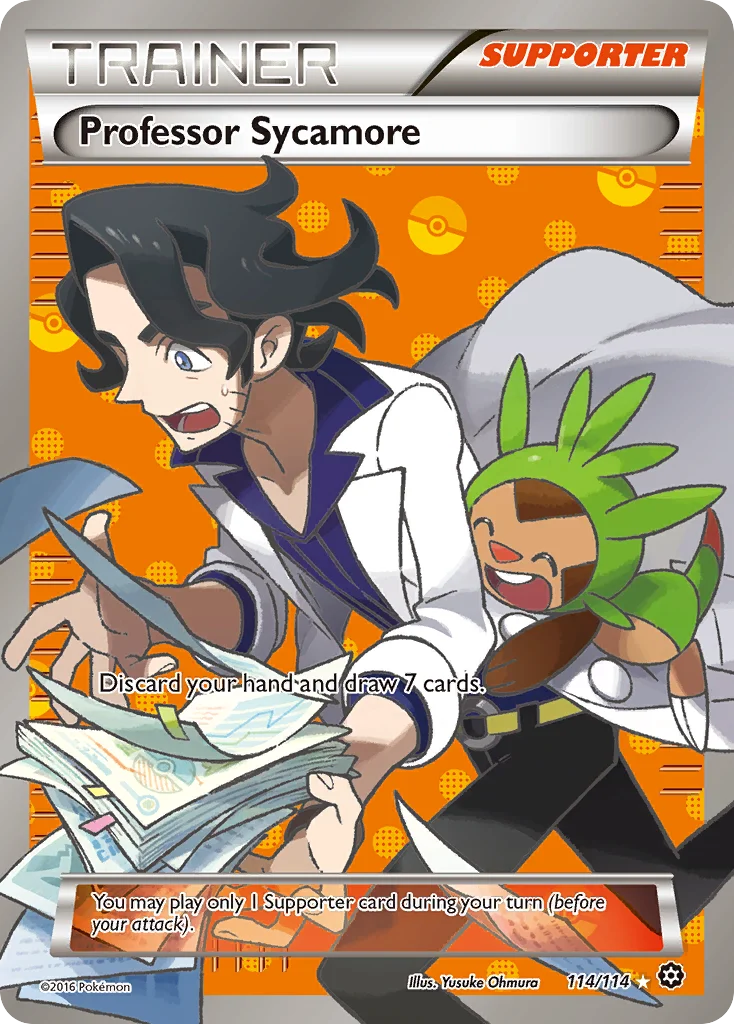 Professor Sycamore Pokemon card