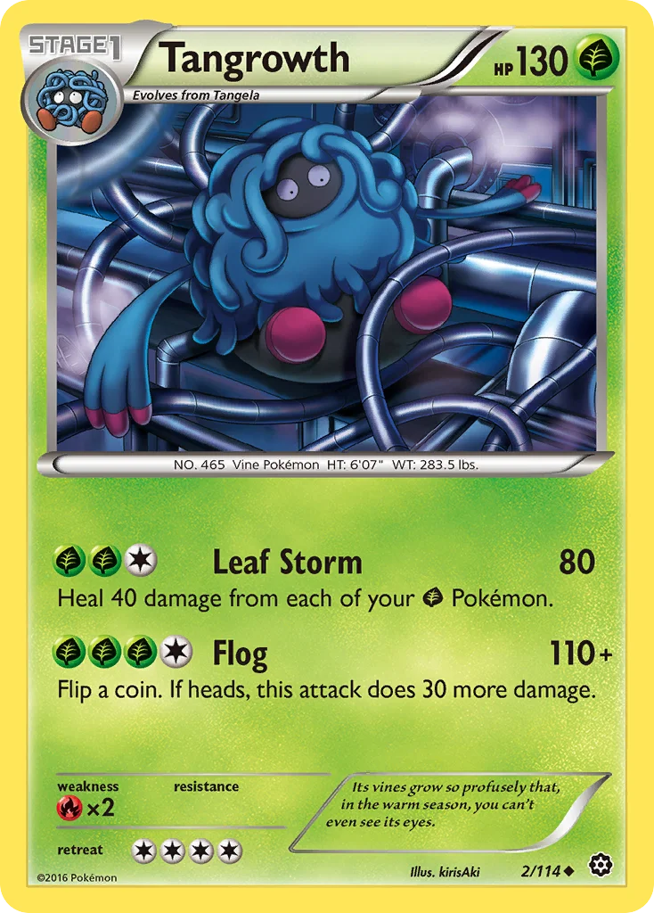 Tangrowth Pokemon card