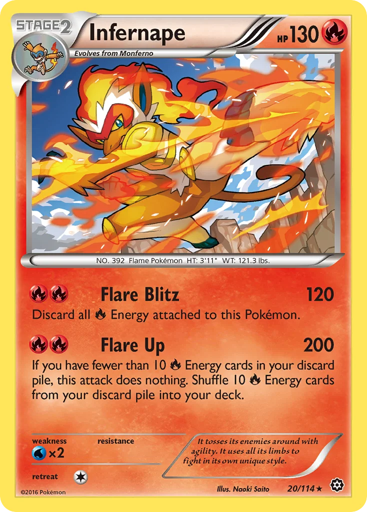 Infernape Pokemon card