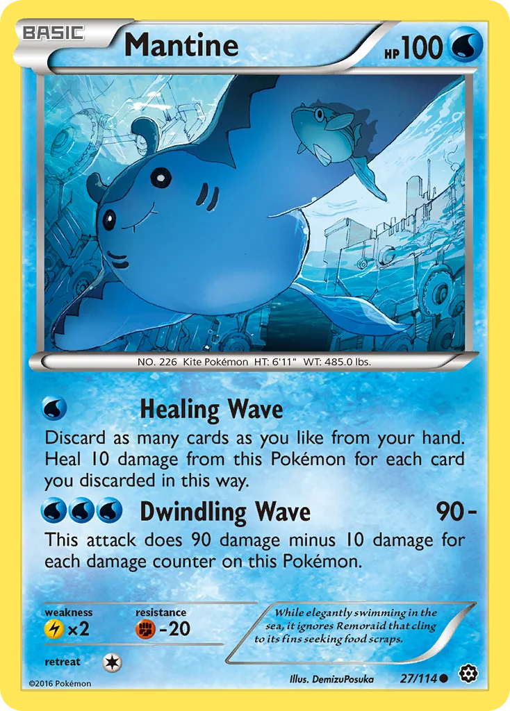 Mantine Pokemon card