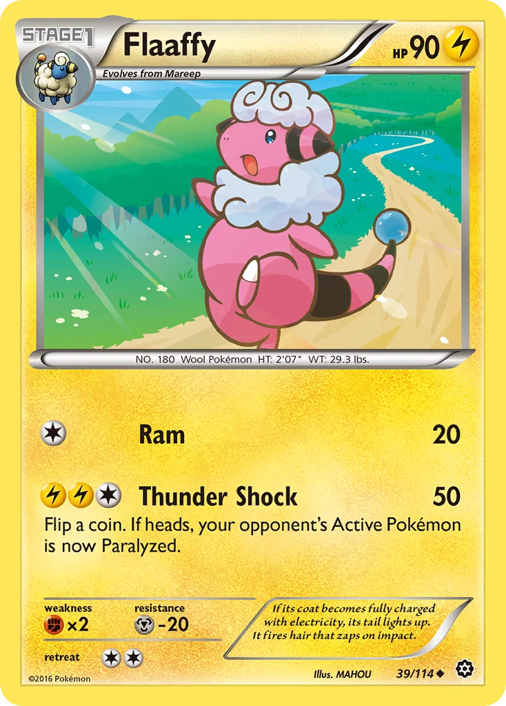 Flaaffy Pokemon card