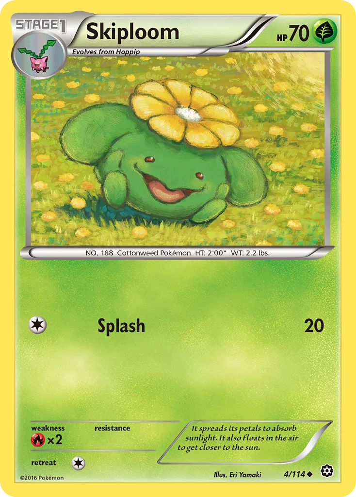 Skiploom Pokemon card