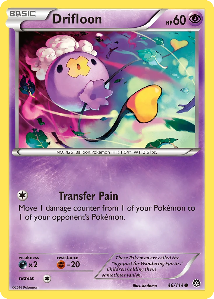 Drifloon Pokemon card
