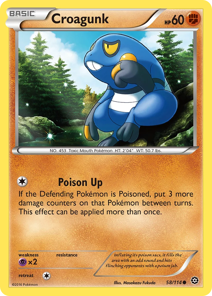 Croagunk Pokemon card