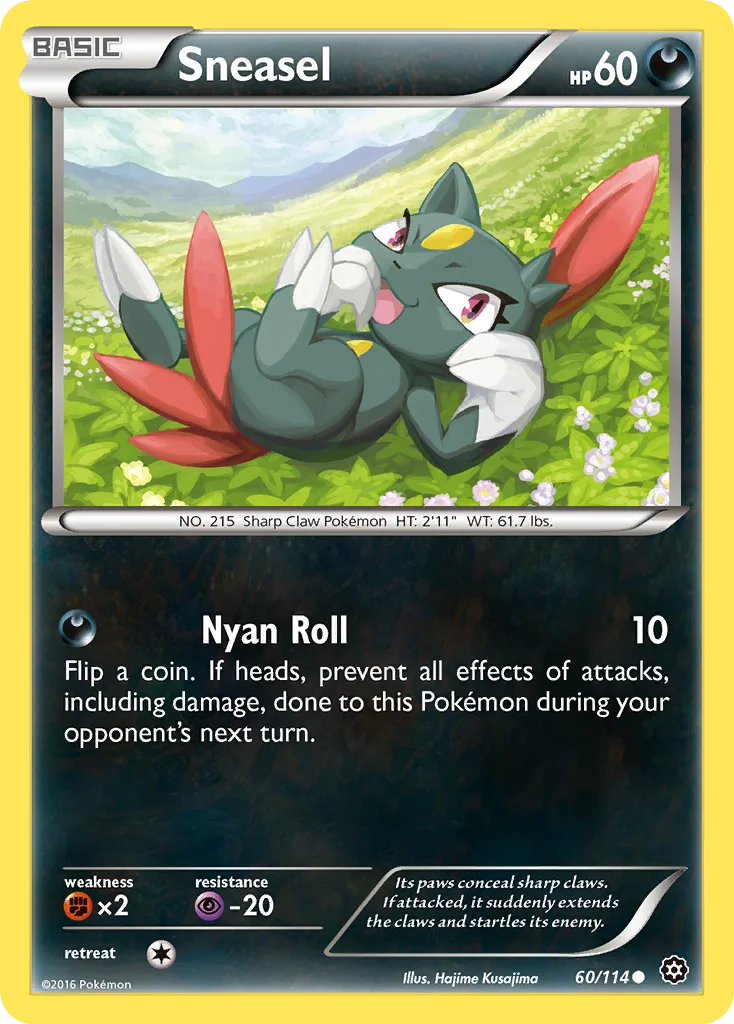 Sneasel Pokemon card