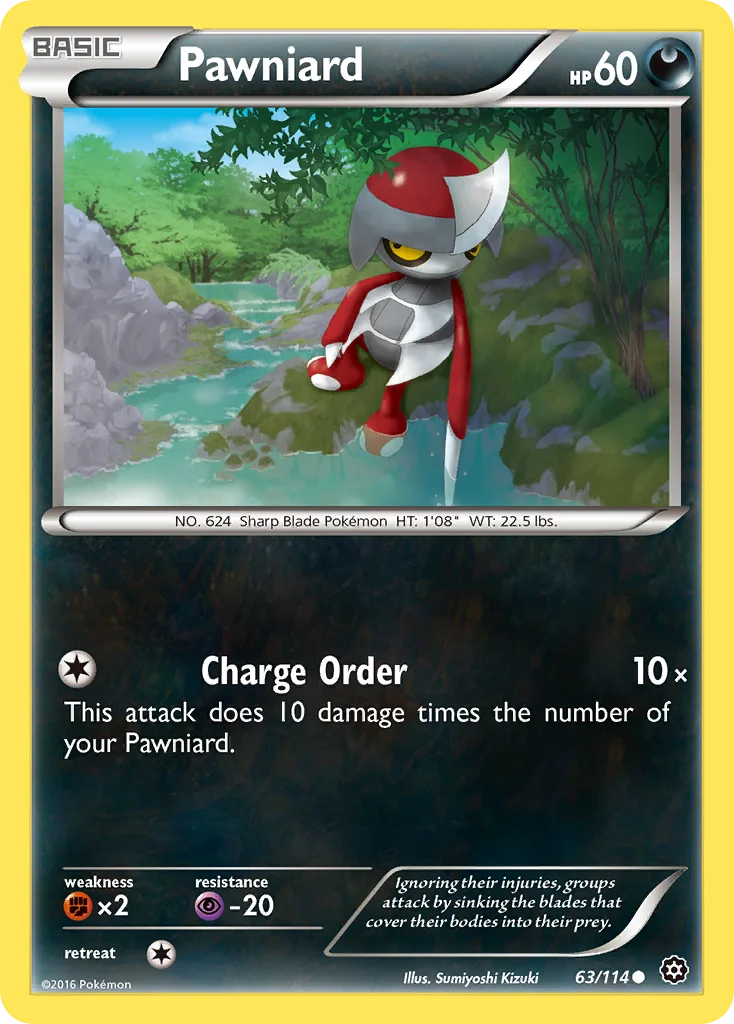 Pawniard Pokemon card