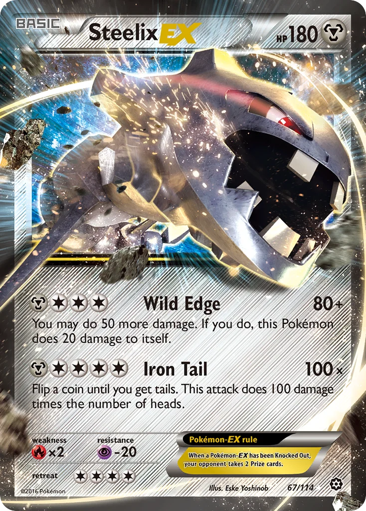 Steelix-EX Pokemon card