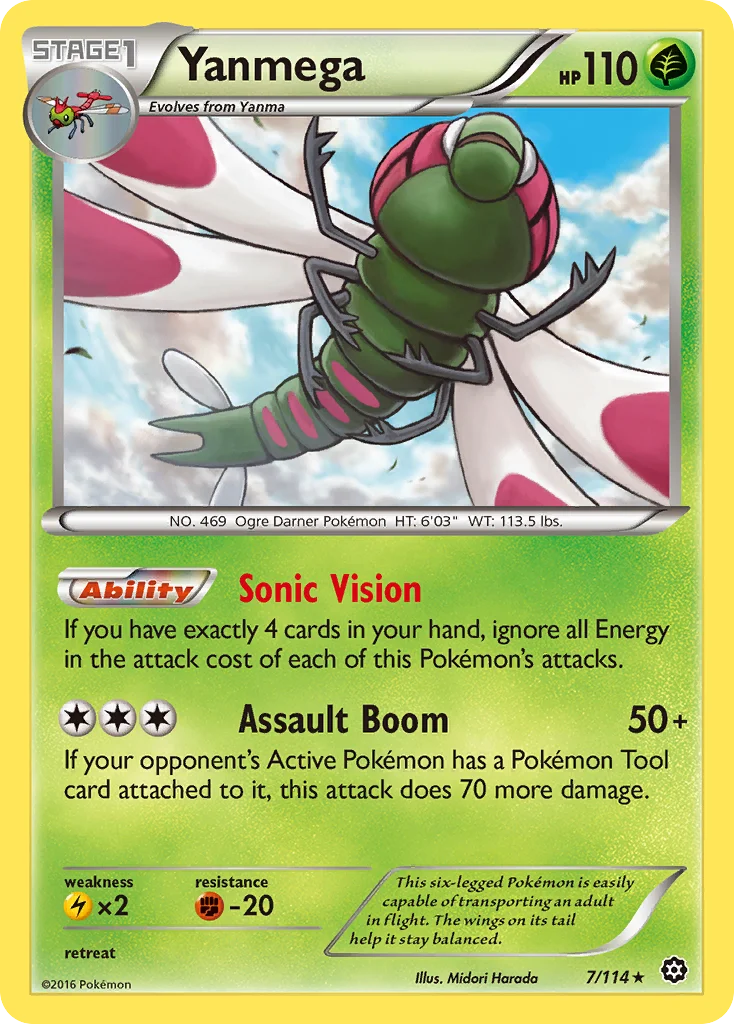 Yanmega Pokemon card