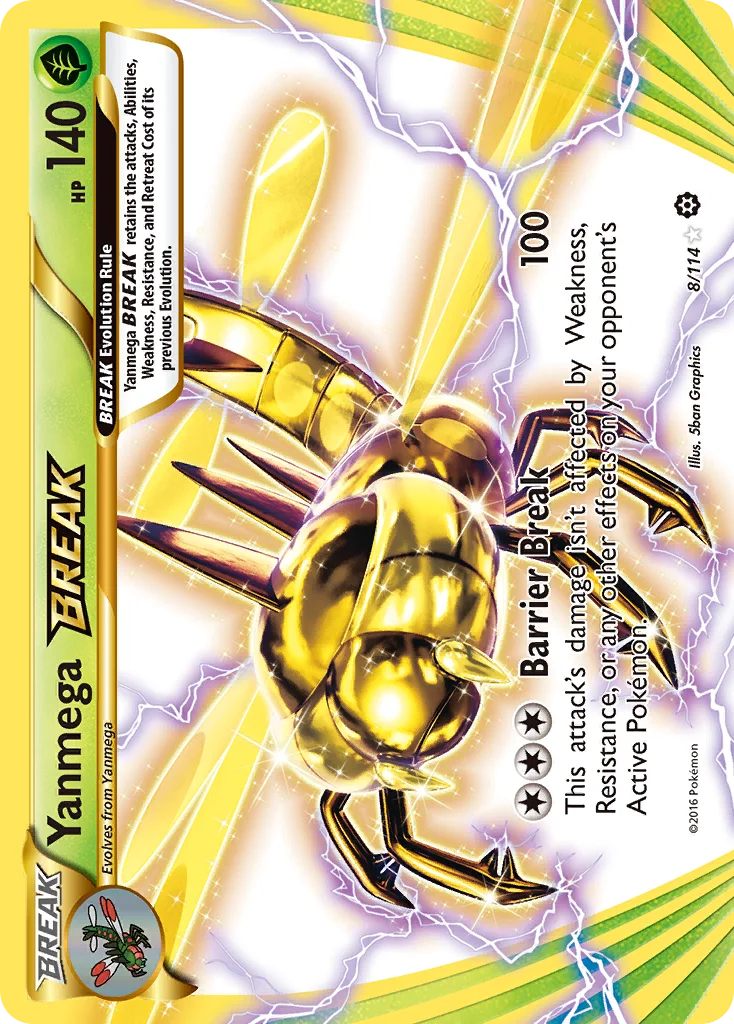Yanmega BREAK Pokemon card