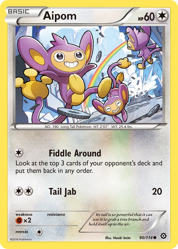 Aipom Pokemon card