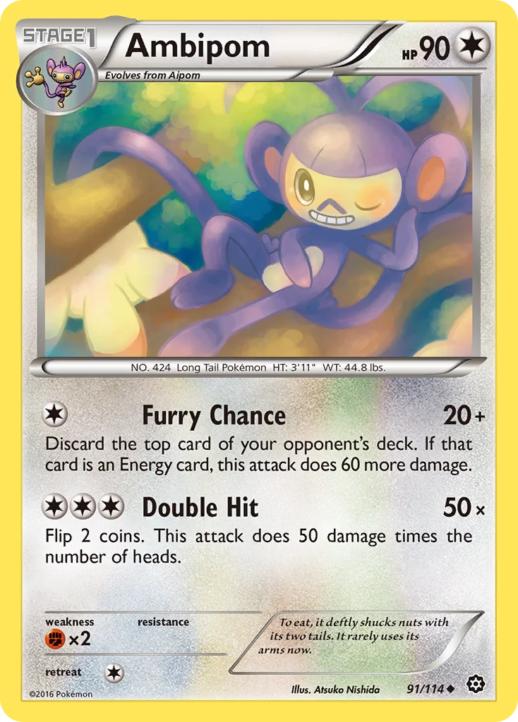 Ambipom Pokemon card