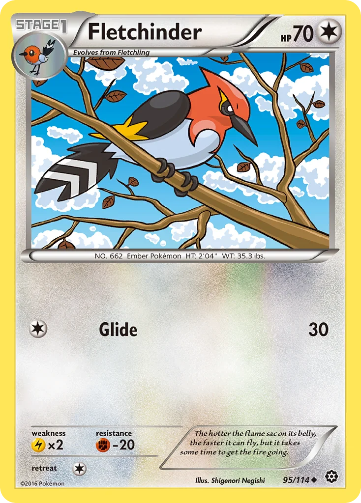 Fletchinder Pokemon card