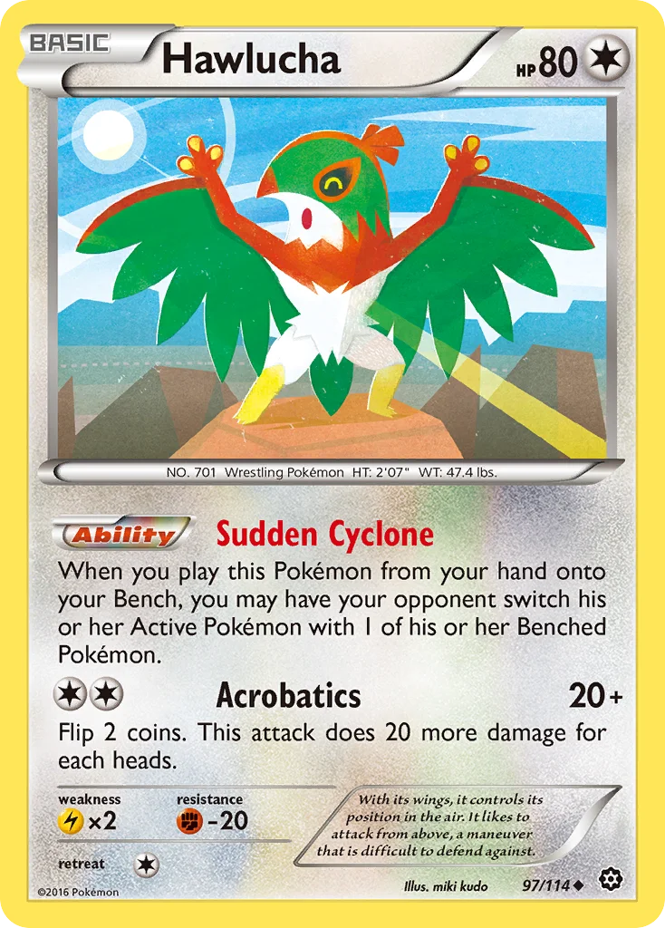 Hawlucha Pokemon card