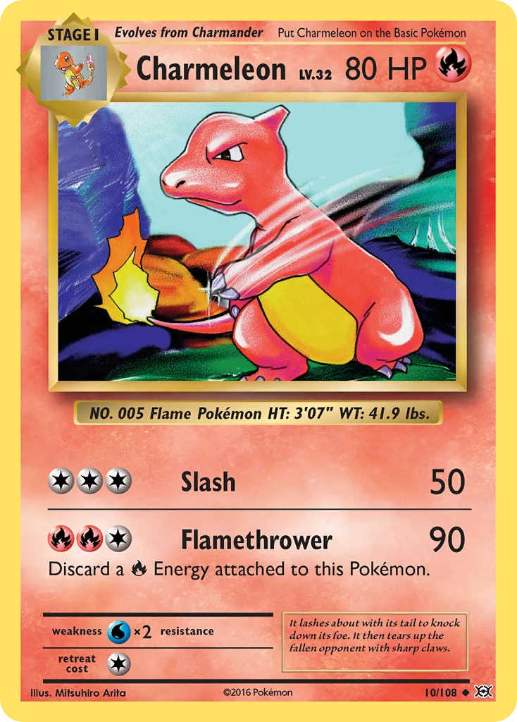 Charmeleon Pokemon card