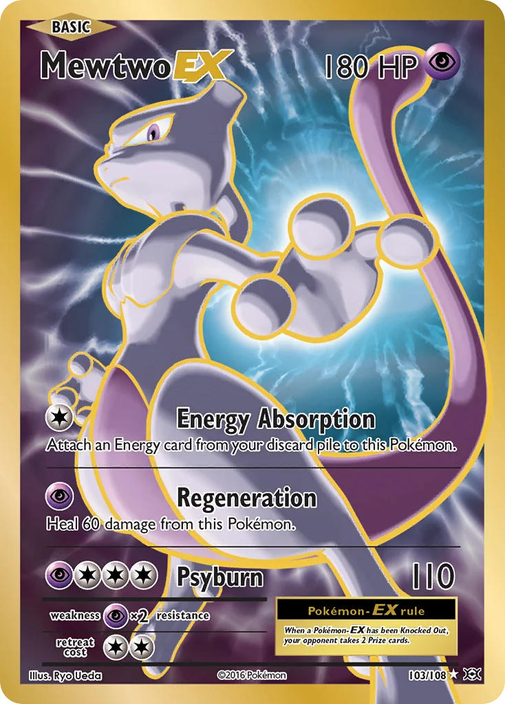 Mewtwo-EX Pokemon card