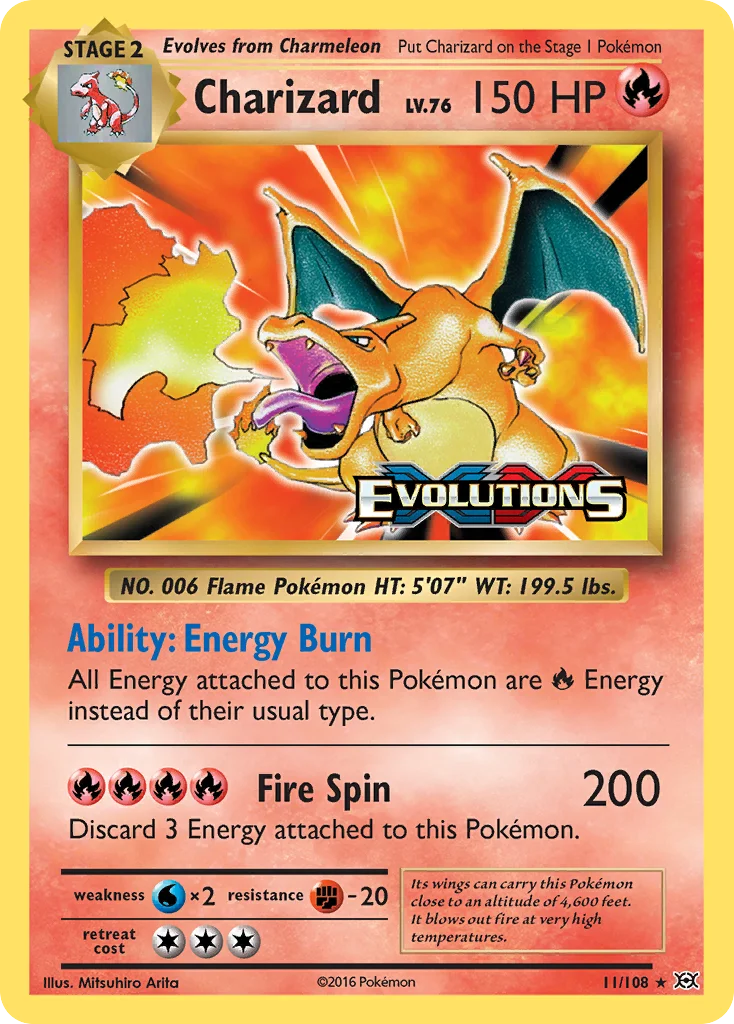 Charizard Pokemon card