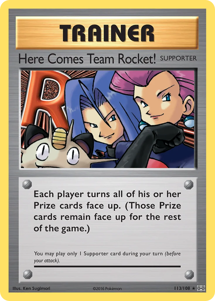 Here Comes Team Rocket! Pokemon card