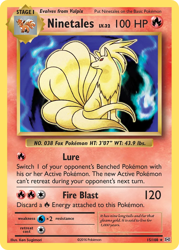 Ninetales Pokemon card