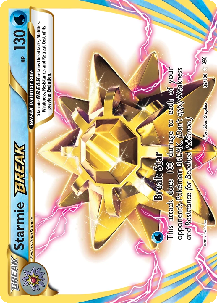 Starmie BREAK Pokemon card