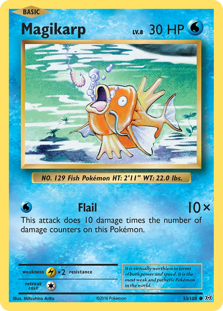 Magikarp Pokemon card