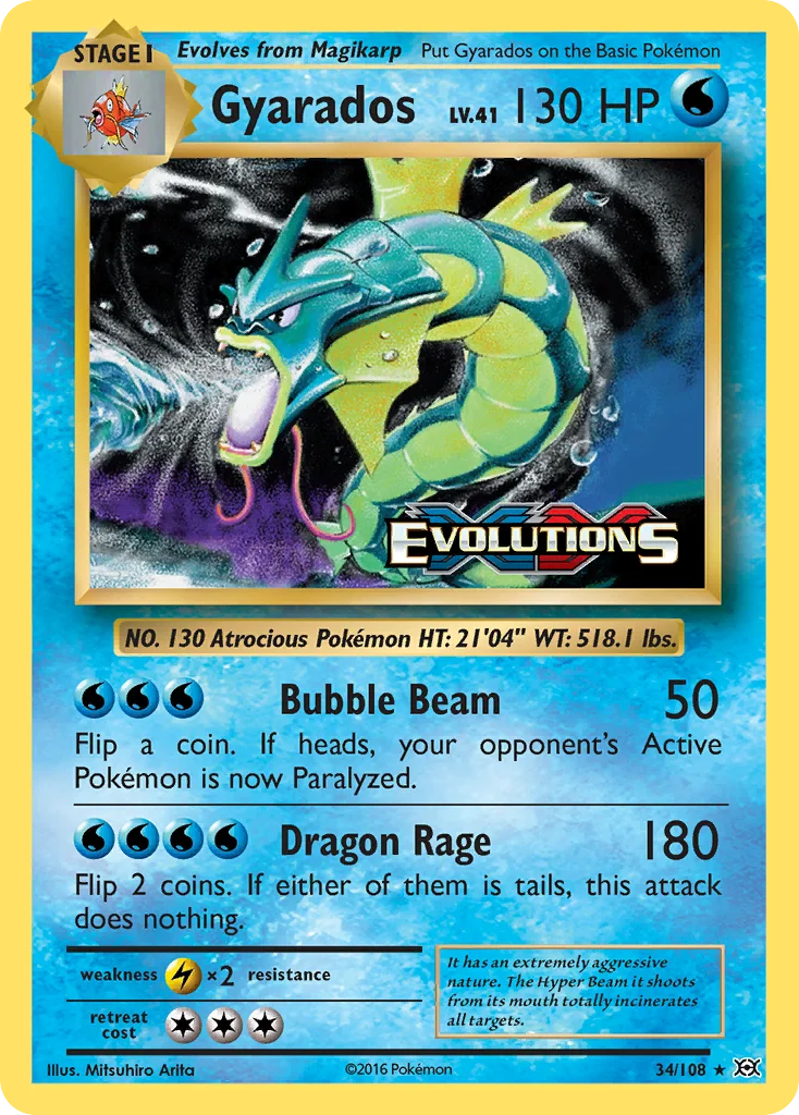 Gyarados Pokemon card