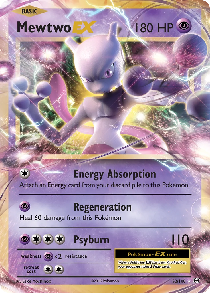 Mewtwo-EX Pokemon card