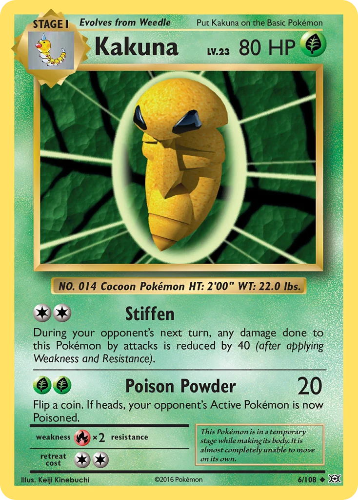 Kakuna Pokemon card