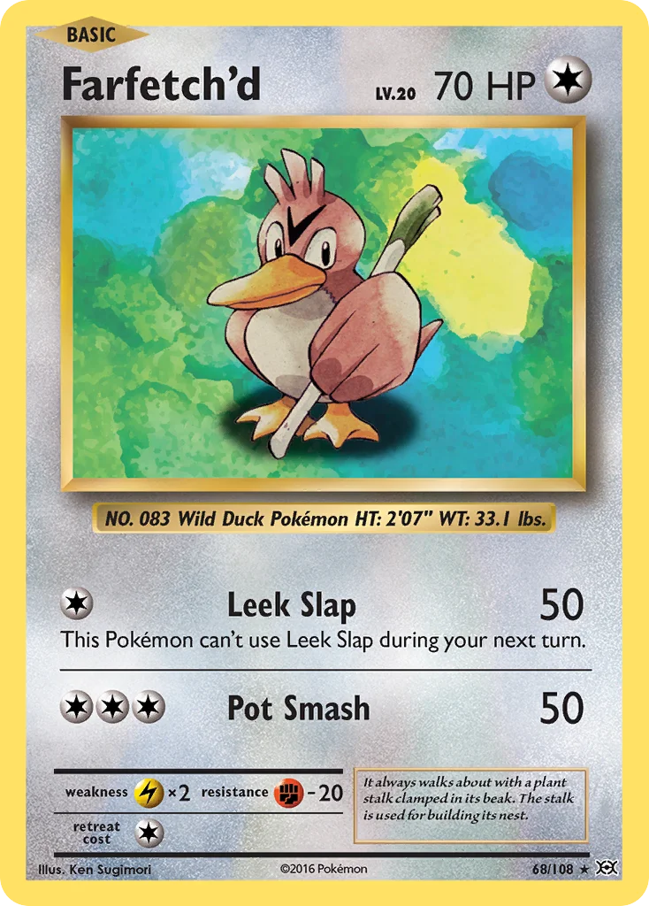 Farfetch'd Pokemon card