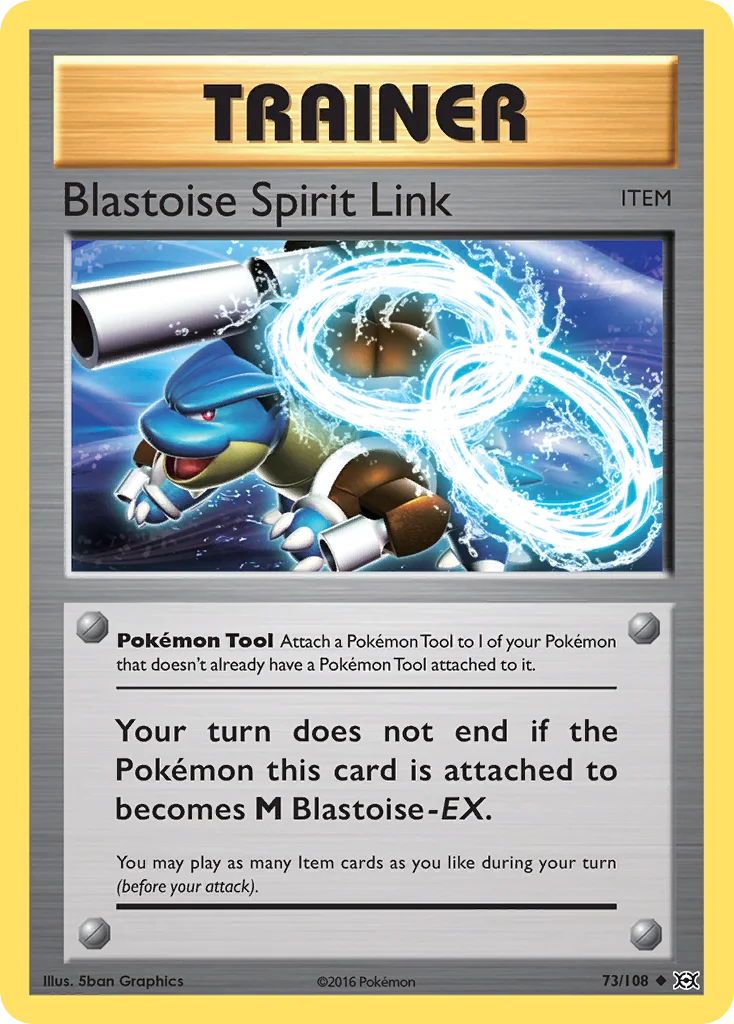 Blastoise Spirit Link Pokemon card