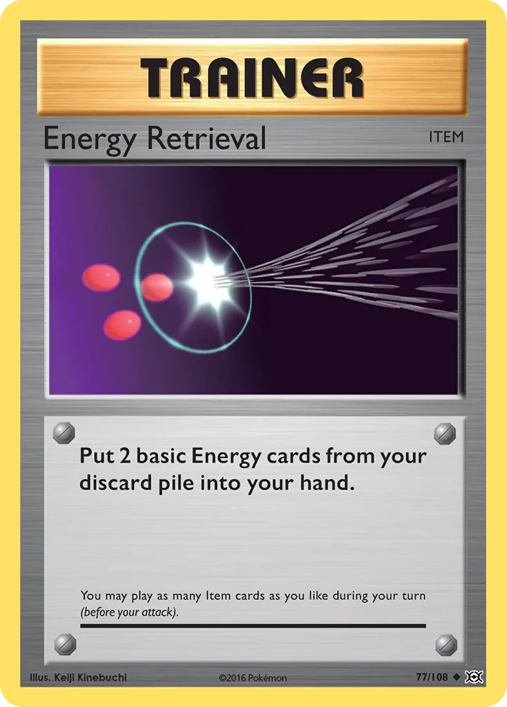 Energy Retrieval Pokemon card