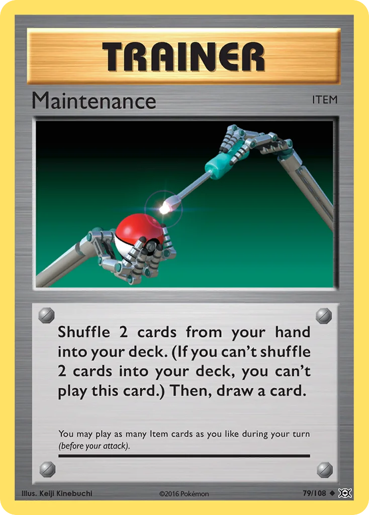 Maintenance Pokemon card